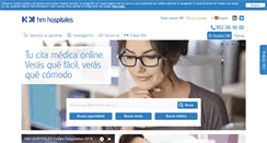 Desktop Screenshot of hmhospitales.com